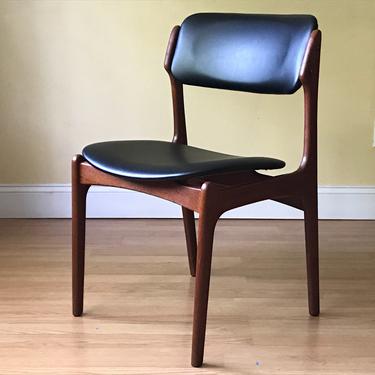 ONE Erik Buch Teak Dining Side Chair by OD Mobler, side chair, desk chair, bedroom chair 