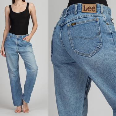 Vintage High Waist Lee Riders Unisex Jeans - 34x34, Men's Medium, Women's Large | 90s Denim Made In USA Cotton Dad Jeans 