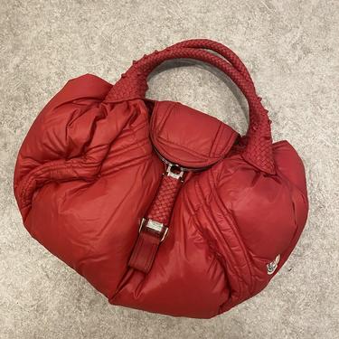 Fendi Moncler Red Puffer Spy Bag 