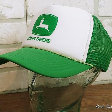 Vintage John Deere Nissun Snapback Hat Cap Ball Cap 