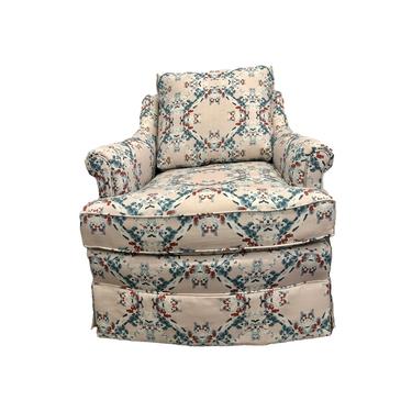 AVIAILABLE: Orchid Alley Armchair in Blush 