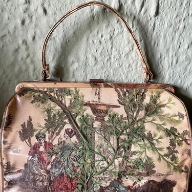Vintage Novelty Scenic Figural 3D Purse by Magid 