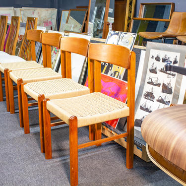 Stole mØbelfabrik danish teak dining chairs 