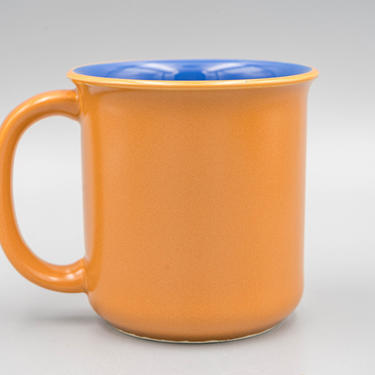 Mug, Crown Corning Sonora Blue | Vintage Designer Dinnerware  | Two Tone Tableware Drinkware 