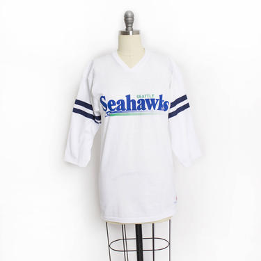 1990s Seattle Vintage SEAHAWKS Jersey Football Tee NOS S 