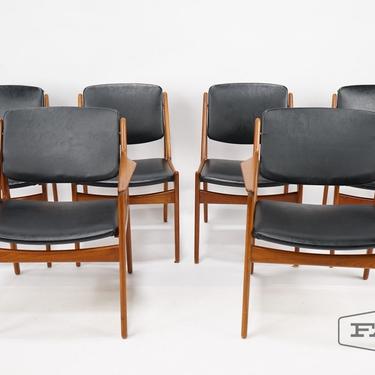 6 Arne Vodder for Vamo Sonderborg Chairs