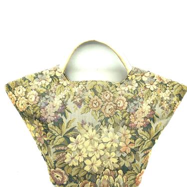 Bienen Davis 60s Floral Brocade Mini Tote Bag