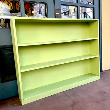 Painted Green Bookcase