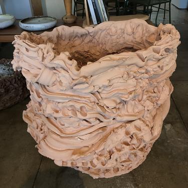 Large-Scale Ceramic Bisque Planter