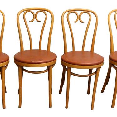 Vintage Cafe Chairs (Set of Four)