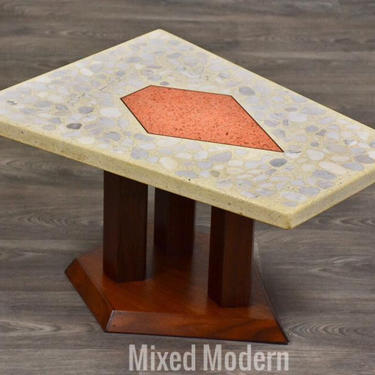 Harvey Probber Terrazzo Occassional End Table 