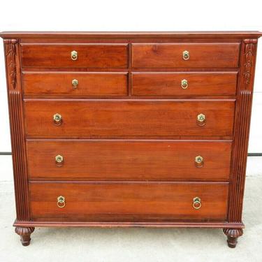 ETHAN ALLEN "British Classics" TALL CHEST OF DRAWERS DRESSER Bedroom Furniture