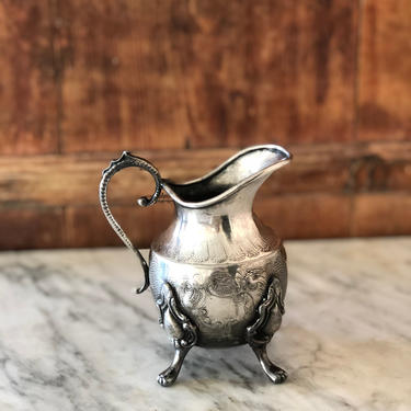 Antique English Silver Electroplated Victorian Creamer 