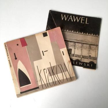 Krakow and Wawel Castle tour booklets in Polish - 1950s travel 