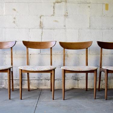 Mid Century Modern Dining Chairs, Set of 4