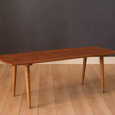 Vintage Danish AT-11 Solid Teak Coffee Table by Hans J. Wegner 