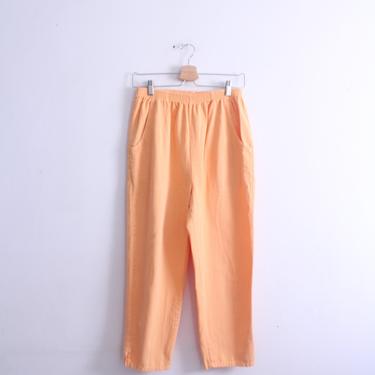 Basic Orange 90s Cropped Pant 