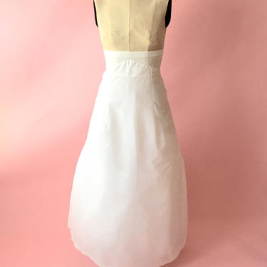 Vintage Wedding Dress Petticoat Slip / Vintage Slip / White Petticoat 