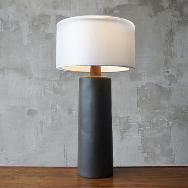 Monumental Martz Ceramic Table Lamp 