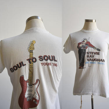 Vintage Stevie Ray Vaughan 1986 Tour Tee 