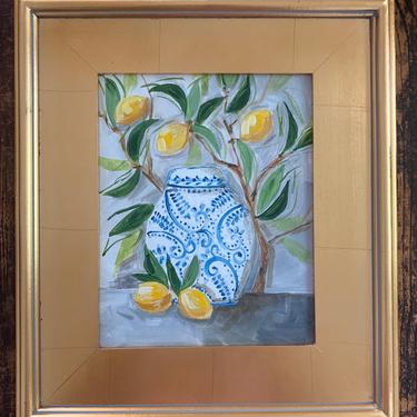 Lemon Ginger Jar Painting