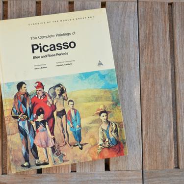 The Complete Paintings Of Picasso Blue And Rose Periods  - First Edition Hardcover Art Book - 1968 