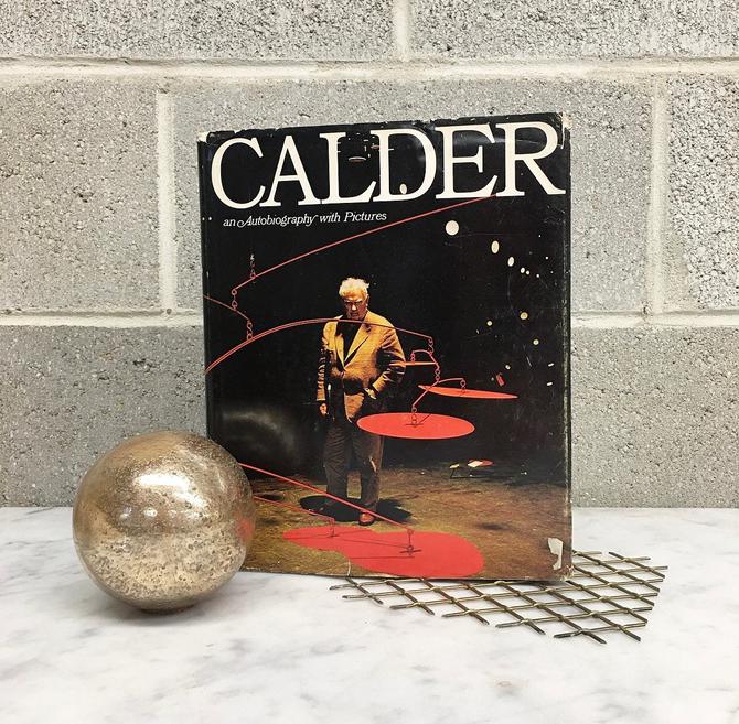 Vintage Calder Book Retro 1960s An Autobiography with Pictures + American Sculptor + Abstract + Modern Art + Artist + First Edition 