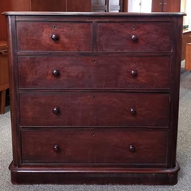 Item #T37 Victorian Mahogany Chest of Drawers c.1900