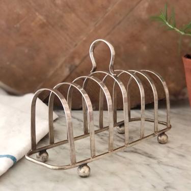 English Silver Plated Toast Rack 