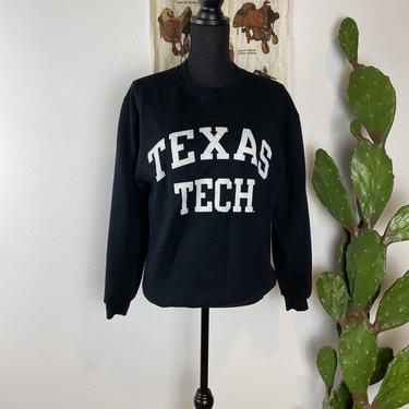 Vintage TEXAS Tech Crew Neck Sweatshirt 