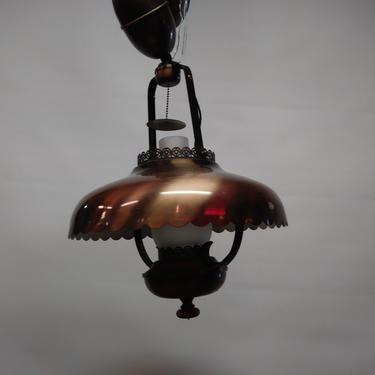 Vintage retractable chandelier