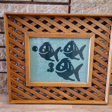 Mid Century Picture Frame 