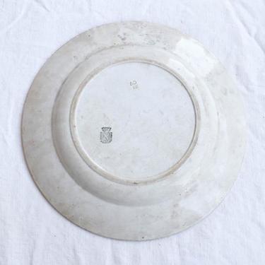 Stamped Ironstone Platter