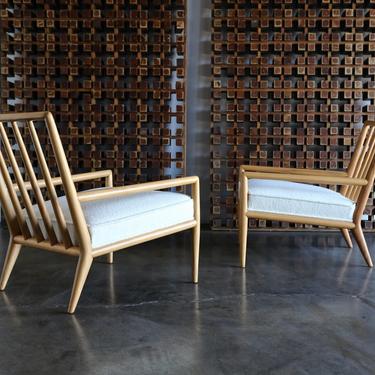 T.H. Robsjohn-Gibbings Lounge Chairs for Widdicomb, circa 1955