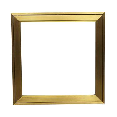 Recessed Brass Display Case with Bulletproof Glass