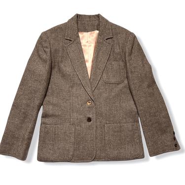 Vintage 1970s Women's DONEGAL Tweed Wool Jacket ~ S to M ~ Blazer / Sport Coat ~ 