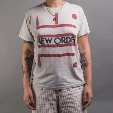 Vintage 80’s New Order Movement T-Shirt 