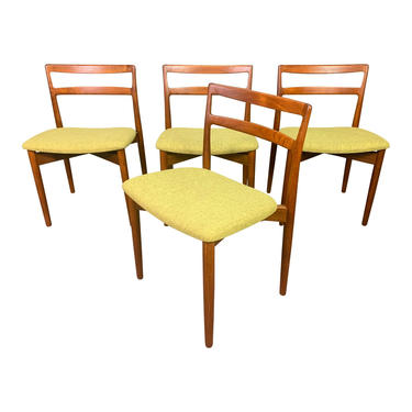 Vintage Danish Mid Century Modern Teak Dining Chairs &quot;Model 61&quot; by Harry Ostergaard for Randers 