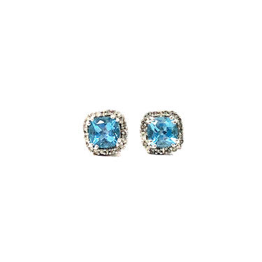Blue Nile Aquamarine Earrings