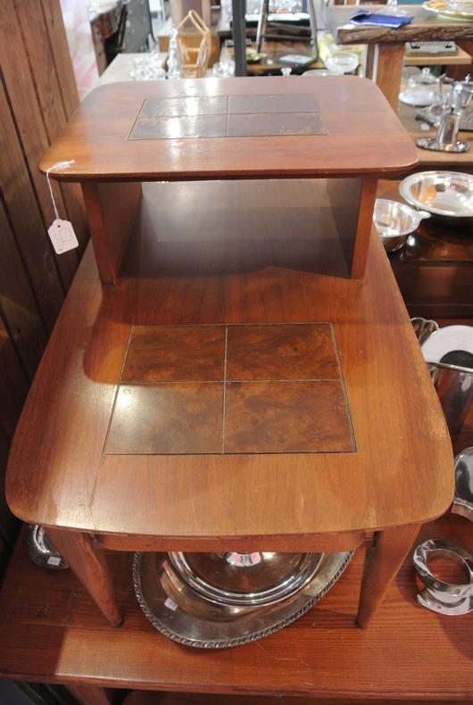 mcm 2 tier nightstand w/drawer 2 available $45 each
