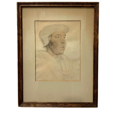 VINTAGE 'Fitz Williams Earl of Southampton' ART / wall hanging / picture 