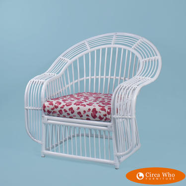 White Breille Chair by Henry Olko