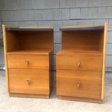 Midcentury Deco 4 Tiered Nightstands End Tables