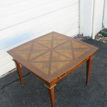 Mid Century Modern Side End Lamp Table by Mastercraft Furniture 1897