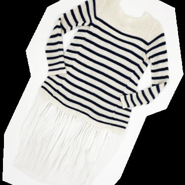 Junya Watanabe S/S 2011 striped sweater dress