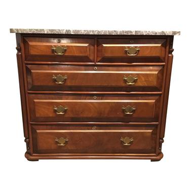 Antique Mahogany Five Drawer Chest of Drawers