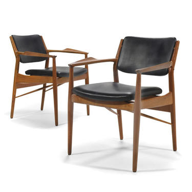 Pair of Arne Vodder Armchairs by Sibast