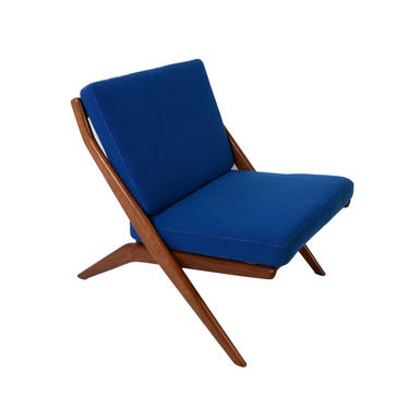 Dux Scissor Chair Lounge Chair Folke Ohlsson  Danish Modern 
