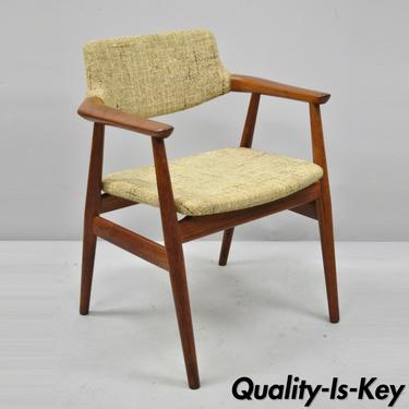 Vintage Mid Century Danish Modern Svend Age Eriksen Glostrup Teak Arm Chair
