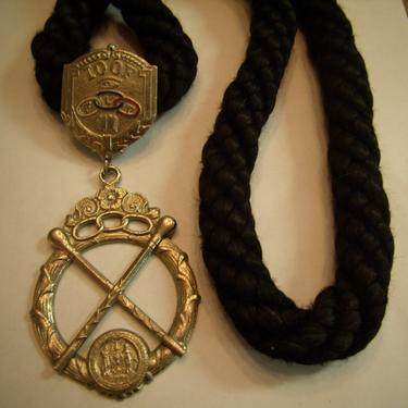 Independent Order of Oddfellows Officer Medal Cord 